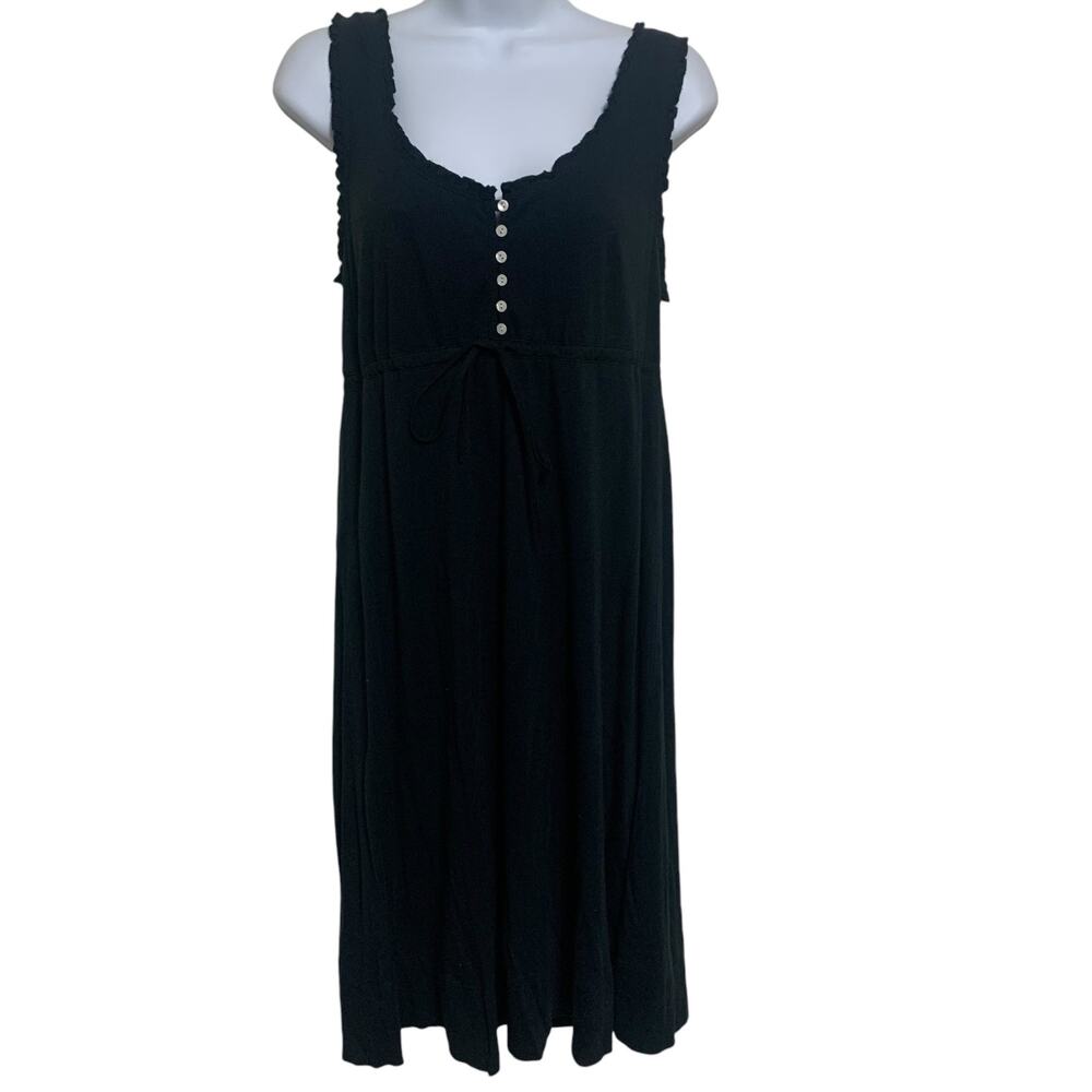 Lucky Brand Tie Front Midi Dress Womens Size S